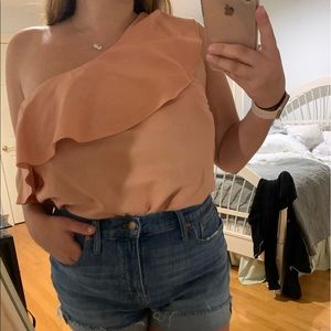 ONE SHOULDER FREE PEOPLE SHIRT